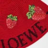 Aardbeien-buckethoed van katoen Aardbeien-buckethoed van katoen