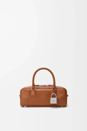 Amazona 23 Cropped-tas van glanzend kalfsleer
