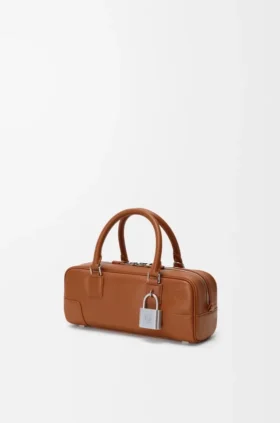 Amazona 23 Cropped-tas van glanzend kalfsleer