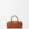 Amazona 23 Cropped-tas van glanzend kalfsleer Amazona 23 Cropped-tas van glanzend kalfsleer