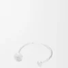 Anagram-armband met Pebble-structuur in sterlingzilver Anagram-armband met Pebble-structuur in sterlingzilver