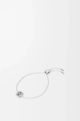 Anagram Bombé-armband van sterlingzilver