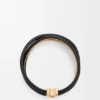 Anagram Bombé-draaiarmband van kalfsleer Anagram Bombé-draaiarmband van kalfsleer