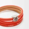 Anagram Bombé-draaiarmband van kalfsleer Anagram Bombé-draaiarmband van kalfsleer