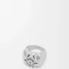 Anagram Bombé zegelring in sterlingzilver Anagram Bombé zegelring in sterlingzilver