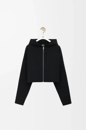 Anagram-hoodie met ritssluiting van wol