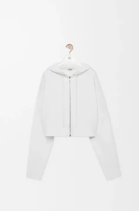 Anagram-hoodie met ritssluiting van wol