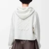 Anagram-hoodie met ritssluiting van wol Anagram-hoodie met ritssluiting van wol