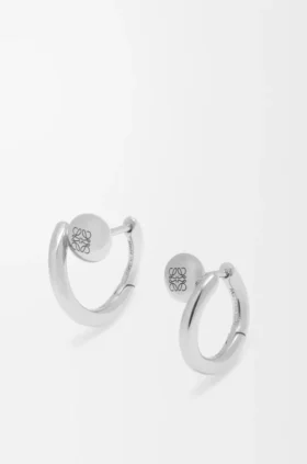 Anagram Pebble mini-hoepeloorbellen van sterlingzilver Anagram Pebble mini-hoepeloorbellen van sterlingzilver