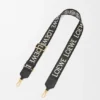 Anagram-riem van jacquard en kalfsleer Anagram-riem van jacquard en kalfsleer