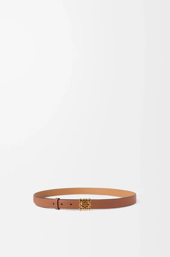 Anagram-riem van kalfsleer met Pebble-structuur Anagram-riem van kalfsleer met Pebble-structuur