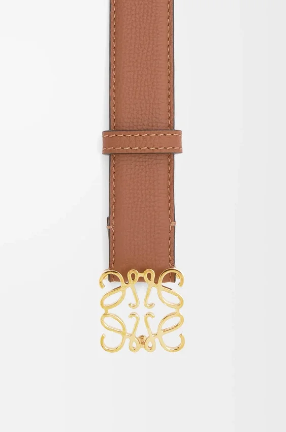 Anagram-riem van kalfsleer met Pebble-structuur Anagram-riem van kalfsleer met Pebble-structuur