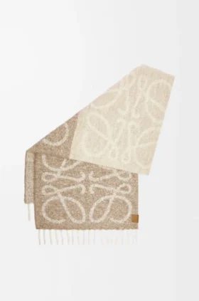 Anagram-sjaal van alpaca en wol