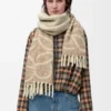 Anagram-sjaal van alpaca en wol