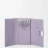 Anagram-sleuteletui van kalfsleer met Pebble-structuur
