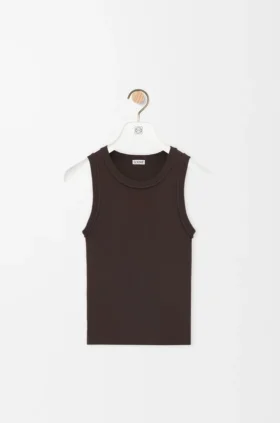 Anagram-tanktop van stretchviscose