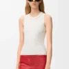 Anagram-tanktop van stretchviscose Anagram-tanktop van stretchviscose