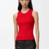 Anagram-tanktop van stretchviscose Anagram-tanktop van stretchviscose