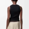 Anagram-tanktop van stretchviscose Anagram-tanktop van stretchviscose