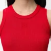 Anagram-tanktop van stretchviscose Anagram-tanktop van stretchviscose