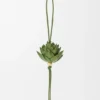 Artichoke-bedeltje van klassiek kalfsleer