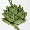 Artichoke-bedeltje van klassiek kalfsleer