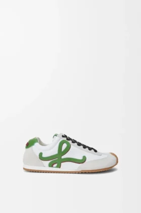 Ballet Runner 2.0 van nylon en kalfsleer