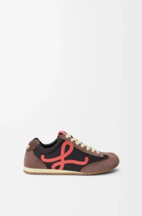 Ballet Runner 2.0 van nylon en suède