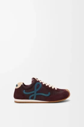 Ballet Runner 2.0 van nylon en kalfsleer