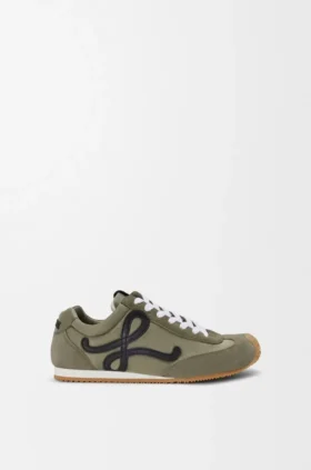 Ballet Runner 2.0 van nylon en suède