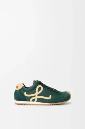 Ballet Runner 2.0 van nylon en suède