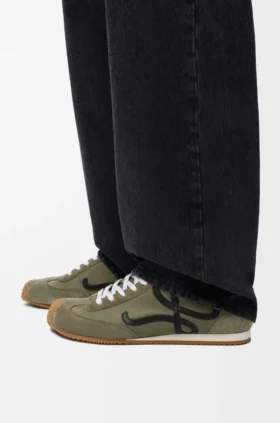 Ballet Runner 2.0 van nylon en suède