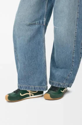 Ballet Runner 2.0 van nylon en suède
