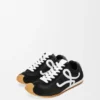 Ballet Runner 2.0 van nylon en suède Ballet Runner 2.0 van nylon en suède