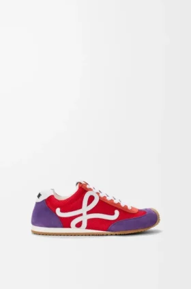 Ballet Runner 2.0 van suède en mesh