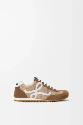 Ballet Runner 2.0 van suède en mesh