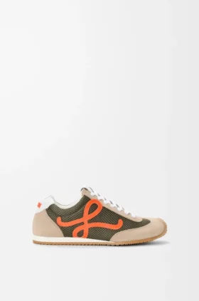 Ballet Runner 2.0 van suède en mesh