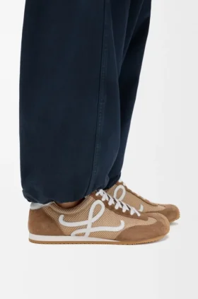 Ballet Runner 2.0 van suède en mesh