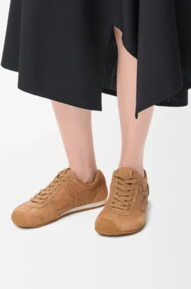 Ballet Runner 2.0 van zacht kalfsleer