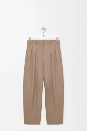 Barrel-broek van wol