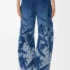 Barrel-jeans van denim Barrel-jeans van denim