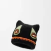Beanie van een mix van wol, alpaca en mohair