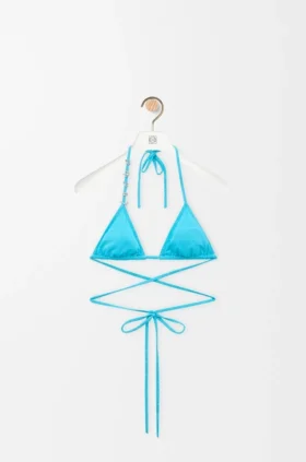 Bikinitop van technische jersey