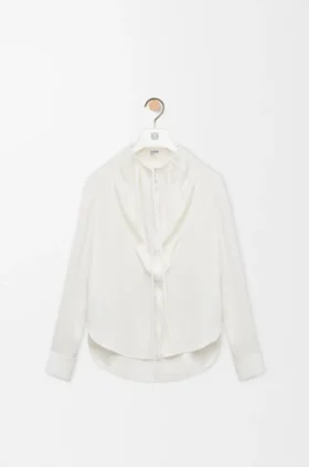 Blouse van zijde