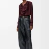 Blouse van zijde Blouse van zijde