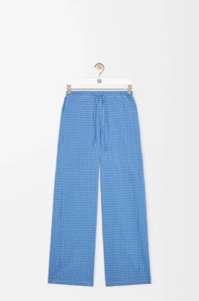 Broek met trekkoord van katoen
