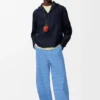 Broek met trekkoord van katoen Broek met trekkoord van katoen