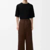 Broek met trekkoord van katoen Broek met trekkoord van katoen
