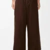 Broek met trekkoord van katoen Broek met trekkoord van katoen