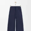 Broek met trekkoord van katoenmix Broek met trekkoord van katoenmix